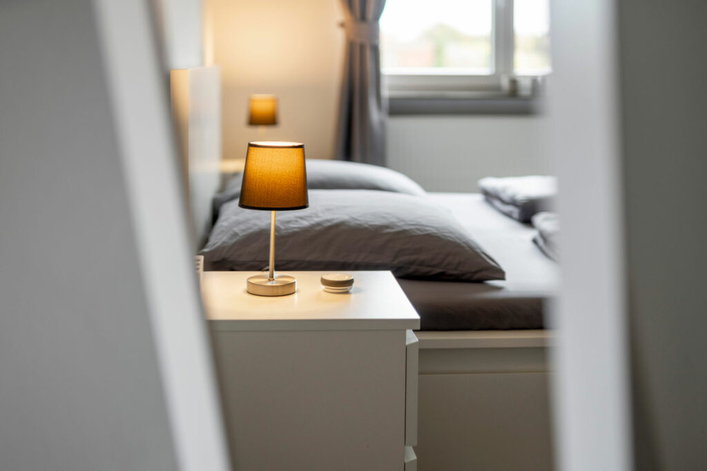 Schlafzimmer der Ferienwohnung in Rimpar